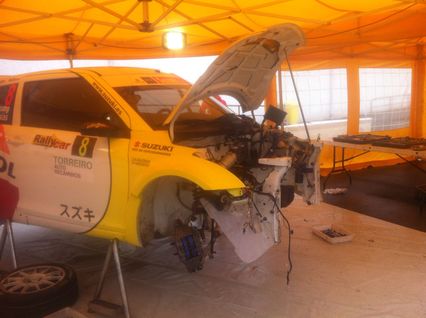 Gorka Antxustegi rompe el motor en el shakedown de Ferrol