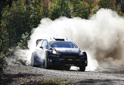 Hirvonen en el asfalto francés