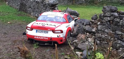 Inicio accidentado del Rallye Santander Cantabria