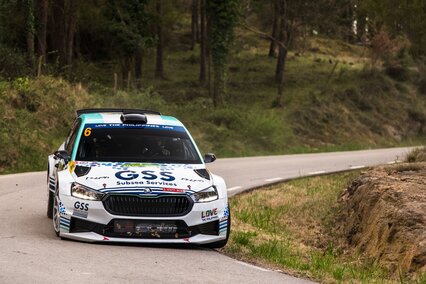 Jan Solans vence en La Llana junto a su nuevo Skoda Fabia RS Rally2