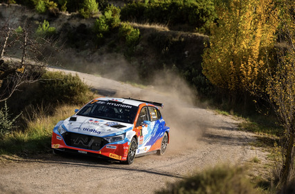 Jan Solans y Rodrigo Sanjuan, segundos en un apasionante Rallye de la Nucía