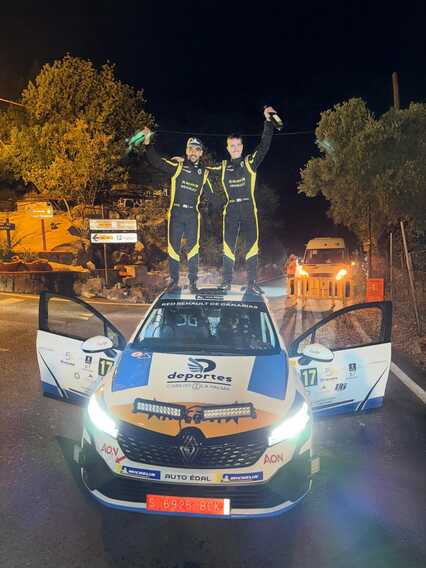 Jesús Pérez y Aythami Díaz vencen en Maspalomas y se adjudican la Clio Trophy Canarias 2025