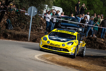 Jorge Cagiao certifica con el triunfo su dominante actuación en el Rallye de la Vendimia