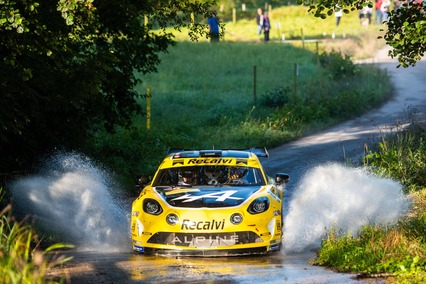 Jorge Cagiao y el Alpine A110 R-GT rozan la victoria del Rally Cristian López