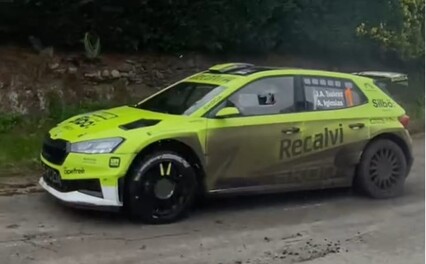 Jornada de test de José A. Suárez previa al Rallye Princesa de Asturias