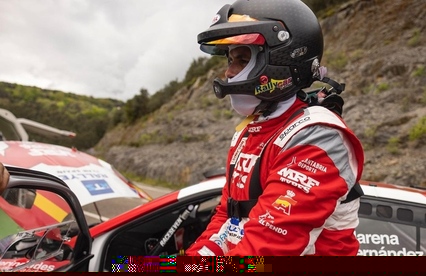 Jornada de test para Efrén Llarena previa al Rally Islas Canarias