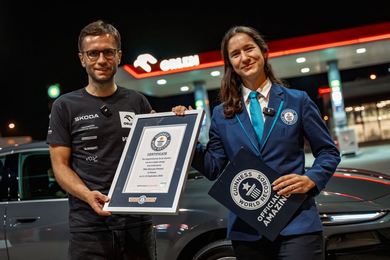 Miko Marczyk firma un nuevo récord Guinness