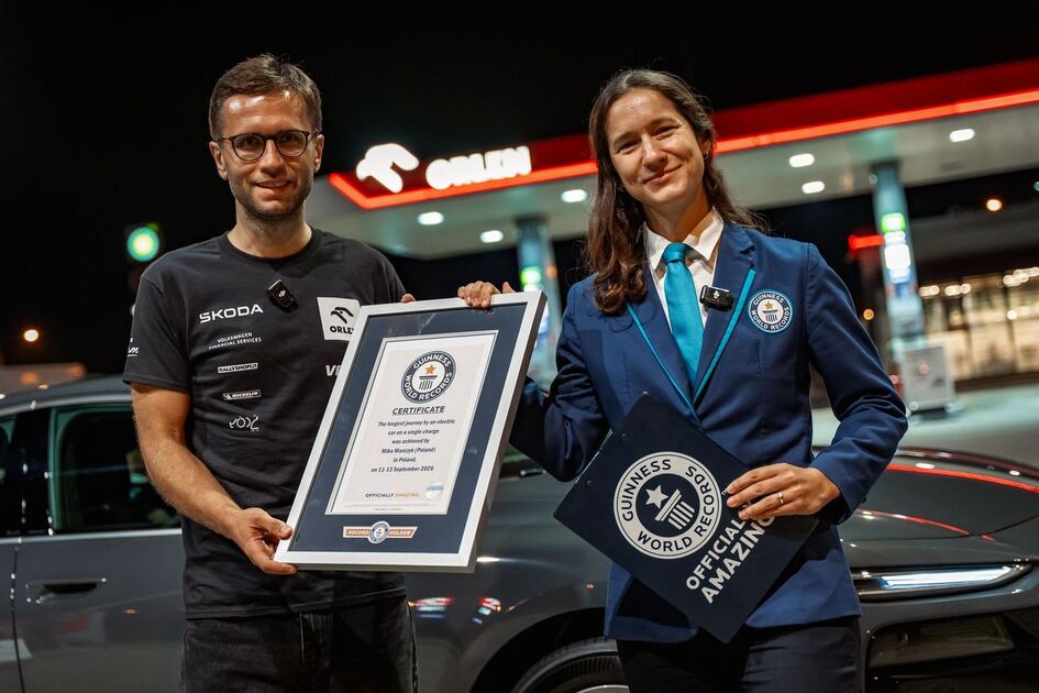 Miko Marczyk firma un nuevo récord Guinness