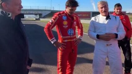 La última despedida de Carlos Sainz con Ferrari