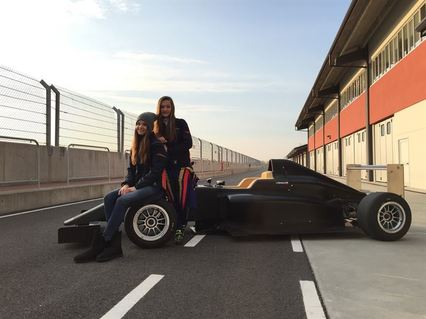 Las mellizas Pankiewicz correrán en la Formula 4 Italiana