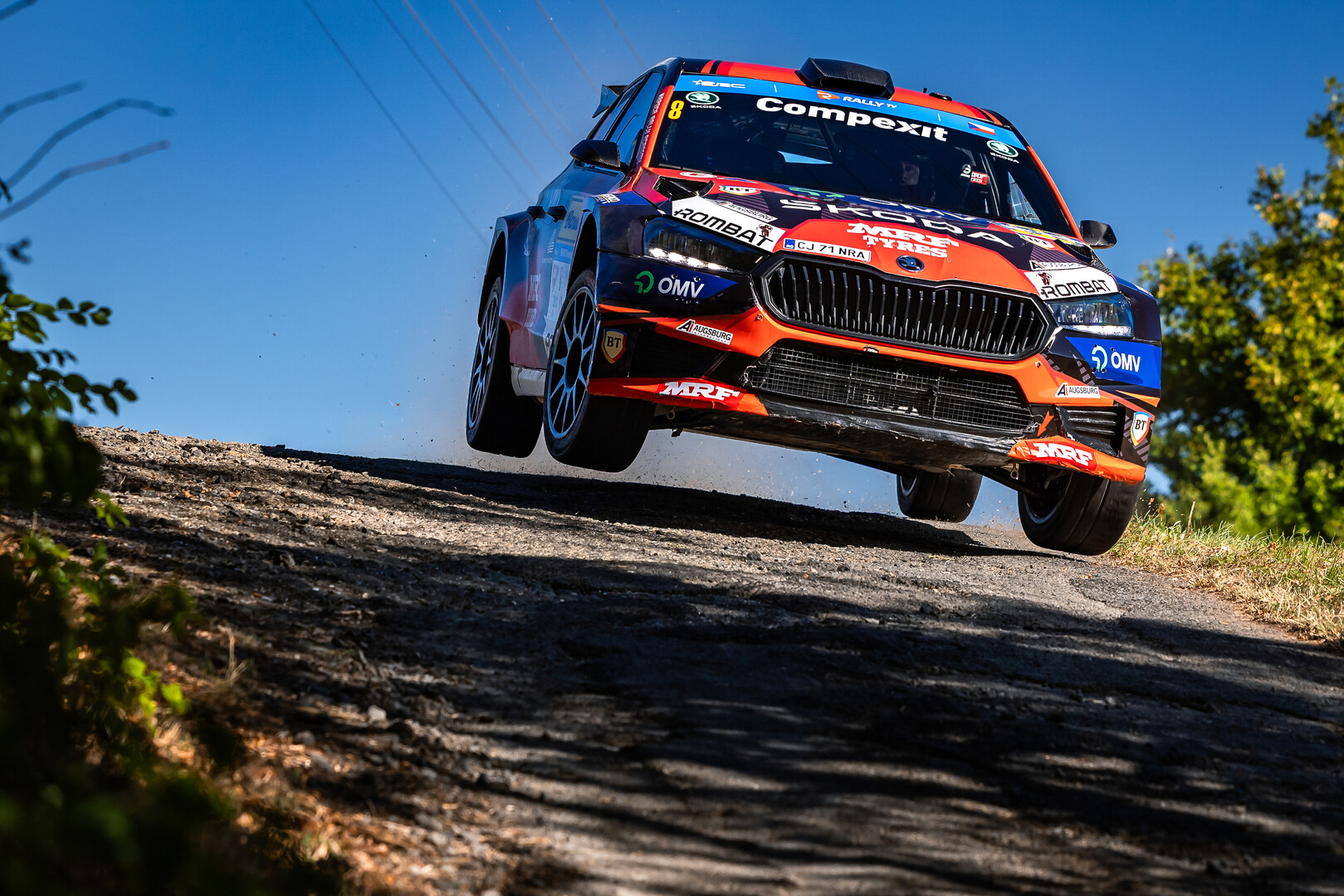 Simone Tempestini da la sorpresa en la 'qualy' del Barum Czech Rally 2026