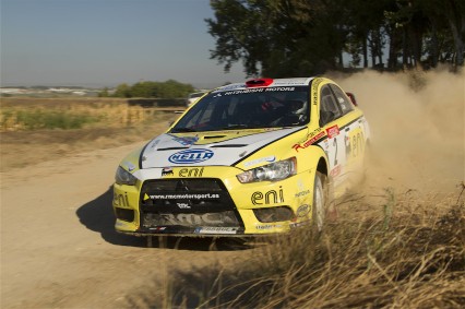 Los cuatro coches de RMC en la meta de la tercera prueba del nacional de tierra