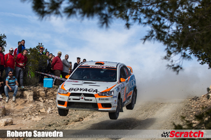 Los Mitsubishi Lancer Evo a por la victoria en tierras navarras