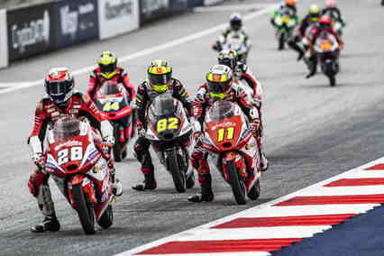 Los pilotos del GASGAS de Moto3 quieren volver al podio en Misano