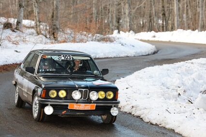 Luis Climent y Carles Jiménez, ganadores del Rallye de Monte-Carlo Histórico con su BMW 323i