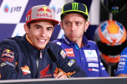 Márquez responde a Rossi: "No me incluyó porque nunca luchamos por un campeonato"