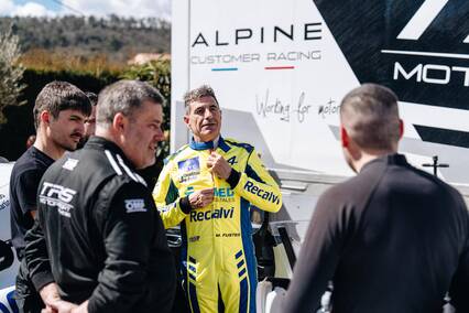 Miguel Fuster: "Me encuentro muy cómodo con el coche y con el equipo"