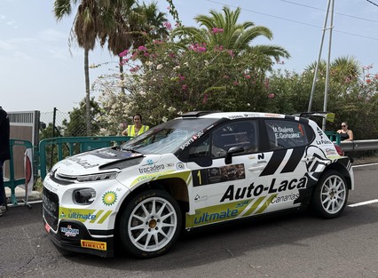 Miguel Suárez y Eduardo González se imponen en el shakedown del 50 Rallye La Palma Isla Bonita