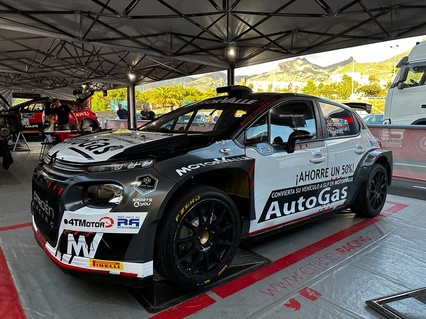 Nueva participación de Sergio Fuentes al volante de un  Citroën C3 Rally2