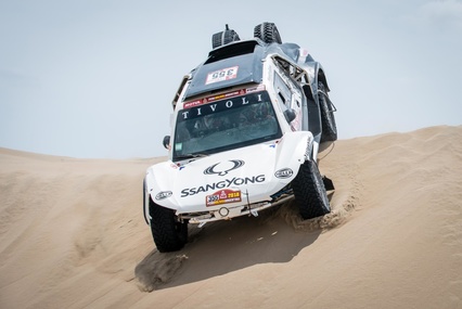 Nuevo paso adelante del equipo SsangYong Motorsport en el Dakar