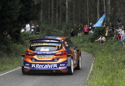 Oscar Palacio y Alberto Iglesias ante el Rallye Recalvi Rías Baixas
