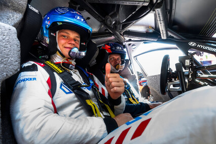 Paul Aron, copiloto de Ott Tänak por un día