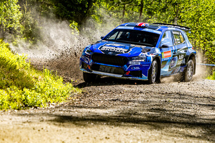 Phillip Allen da la sorpresa en el tramo de clasificación del Rally de Escandinavia