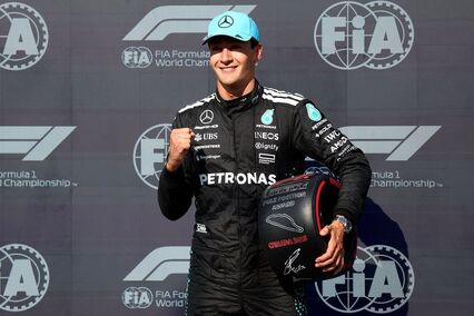 Pole inesperada de George Russell en Montréal