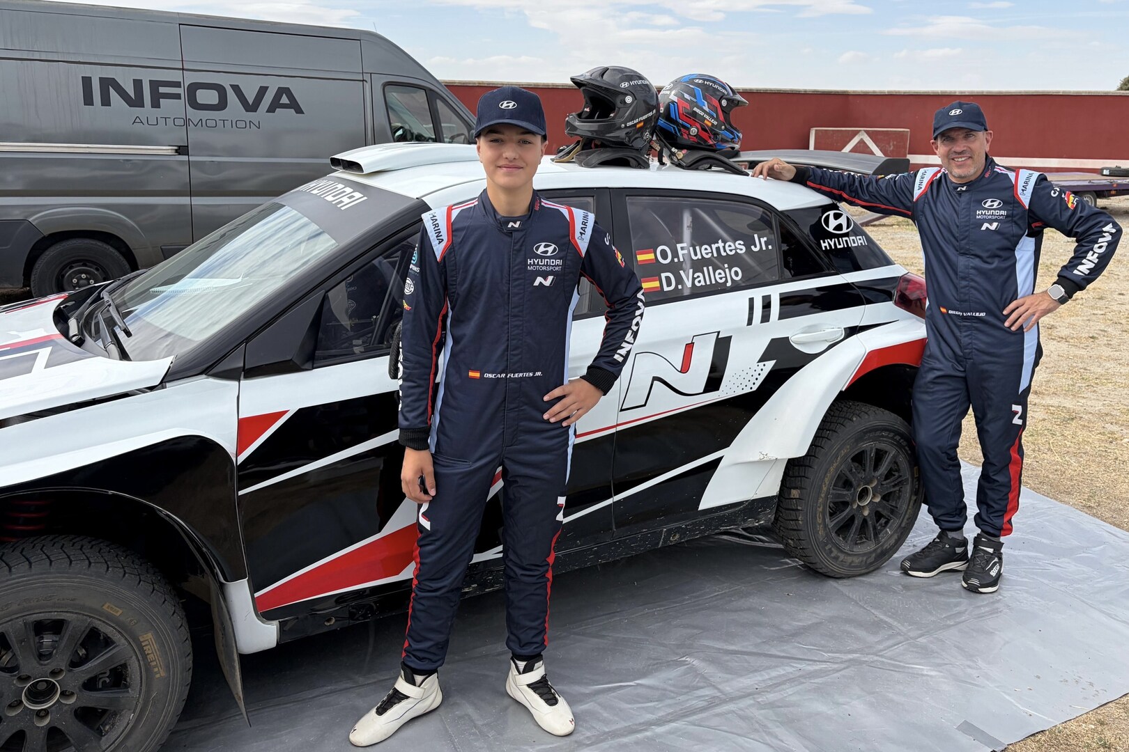 Óscar Fuertes Jr. debuta en el CERT-Rallycar con apenas 15 años