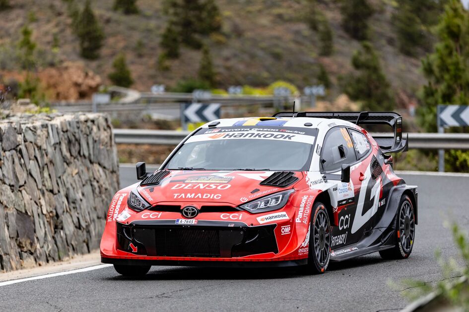 Oliver Solberg, KO por accidente en el Rally Islas Canarias a un suspiro del final
