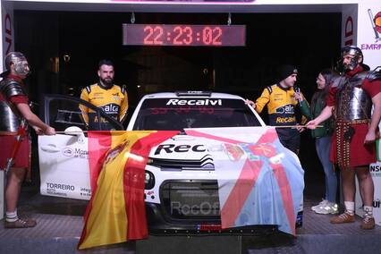 Un toque deja a Jorge Cagiao fuera del Rallye de la Mencía cuando lideraba con su Citroën C3 Rally2