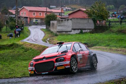 Santi García, tercero del Supercampionato R5 en A Coruña