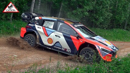 Test de Thierry Neuville y Hyundai previos al Rally de Estonia 2025