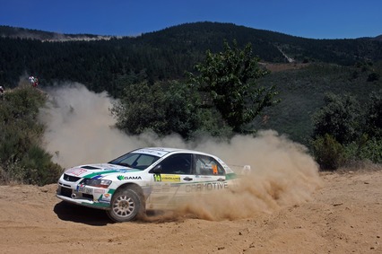 Victoria de Peláez y su Mitsubishi en la Evo Cup