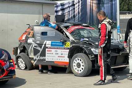 Vídeo: Así fue el vuelco que casi le cuesta la victoria en WRC3 a Alexey Lukyanuk