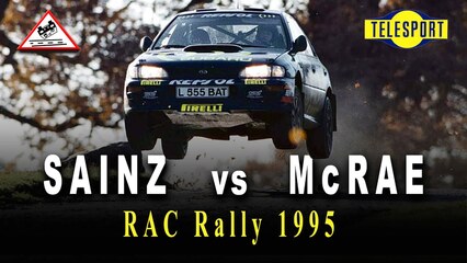 Vídeo: Sainz vs McRae, duelo legendario entre Subaru, se cumplen 30 años del RAC Rally 1995
