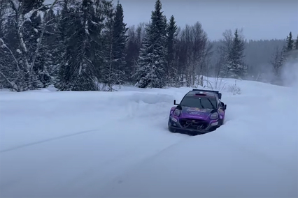 Vídeo: Test de Breen con el Puma Rally1 sobre nieve