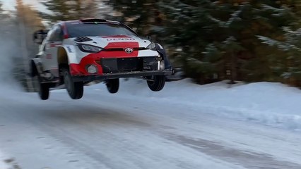 Vídeo: Test de Kalle Rovanperä junto a Toyota de cara al Rally de Suecia