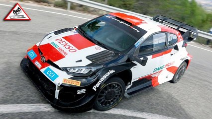 Videos: Toyota ya prepara el Rally RACC con Rovanperä y Evans