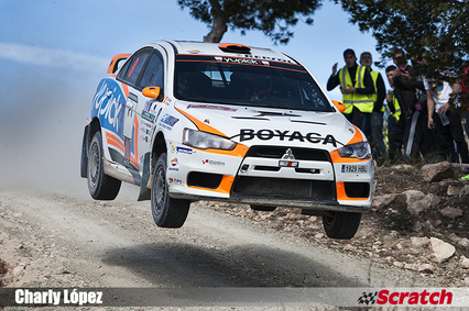 Villanueva más líder de la Mitsubishi Evo Cup