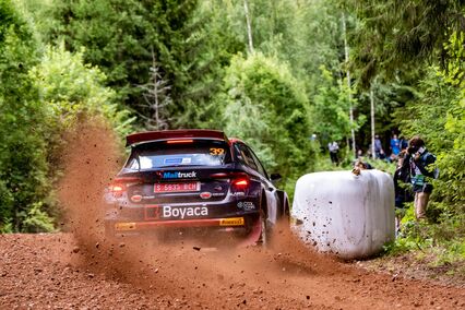 Villanueva y Murado, vencedores junto a RaceSeven en WRC Masters Cup en el Rally de Estonia