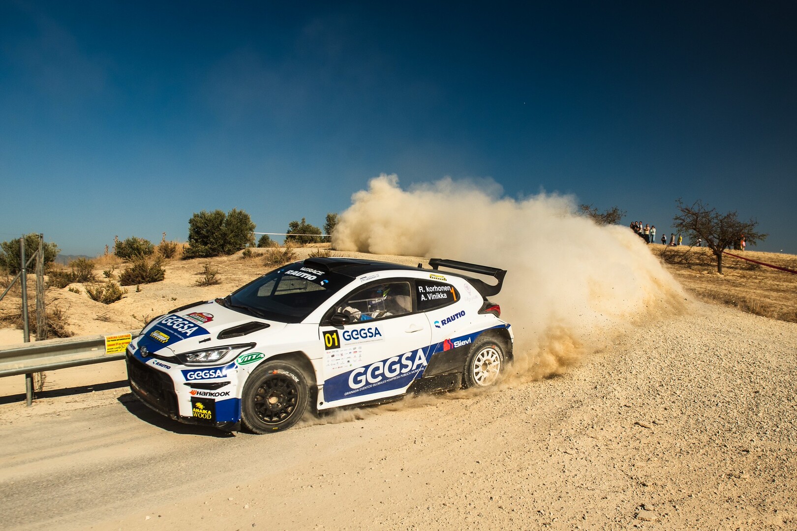 Korhonen marca el ritmo en la mañana del Rallye de Granada