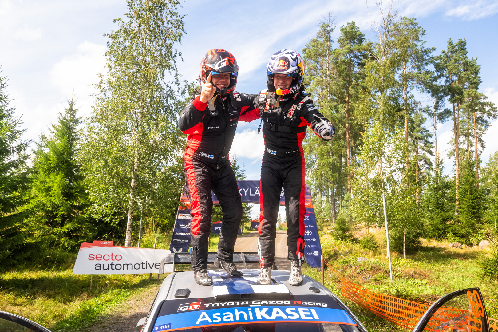 Kalle Rovanperä y Jonne Halttunen reaparecen en Finlandia a modo exhibición